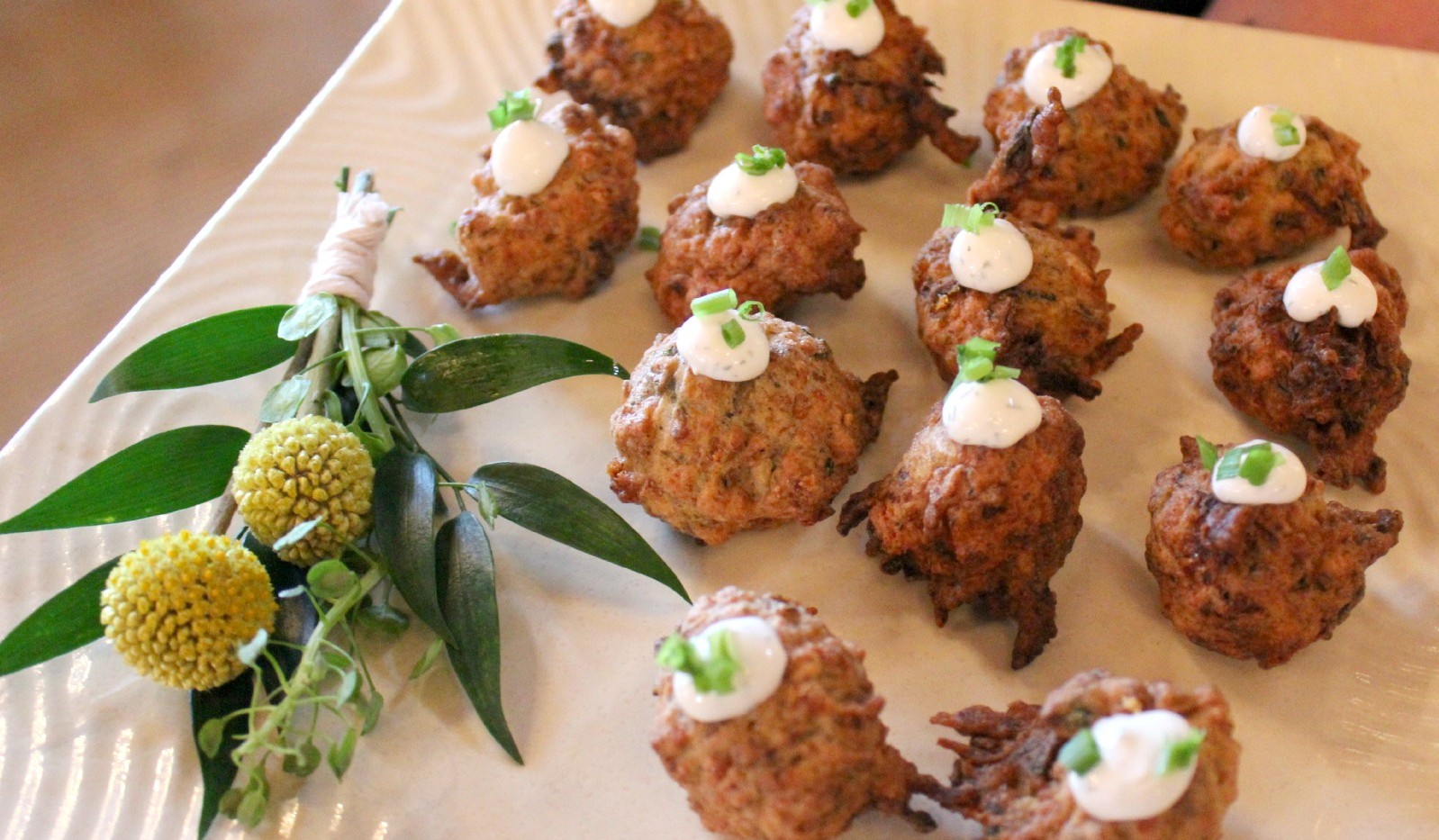 Fritter hors d'oeuvres 
